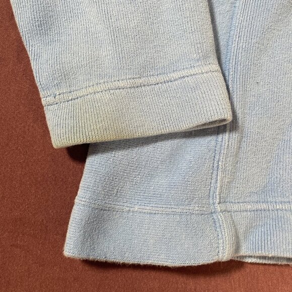 Tommy Bahama Quarter Zip Pullover Sweatshirt in Baby Blue - Size Small (4/6) - Picture 11 of 12